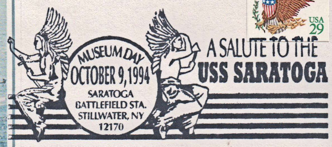 File:GregCiesielski Saratoga CV60 19941009 1 Postmark.jpg