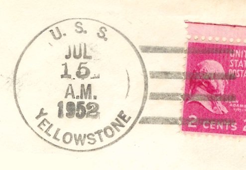 File:GregCiesielski Yellowstone AD27 19520715 1 Postmark.jpg