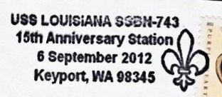 File:GregCiesielski Louisiana SSBN743 20120906 1 Postmark.jpg