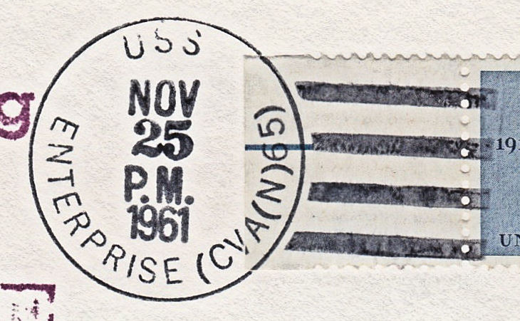 File:GregCiesielski Enterprise CVN65 19611125 1 Postmark.jpg