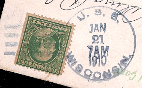 File:GregCiesielski Wisconsin BB9 19100121 1 Postmark.jpg