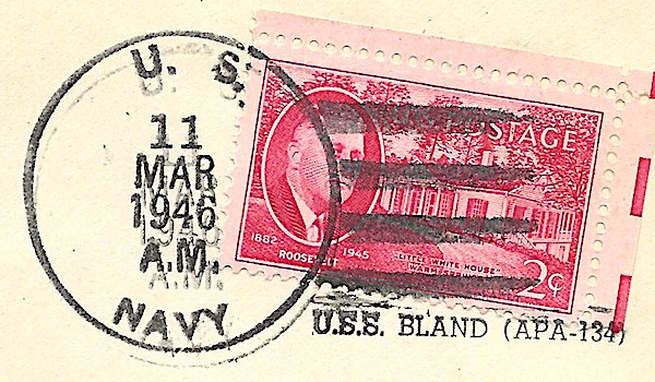 File:JohnGermann Bland APA134 19460311 1a Postmark.jpg