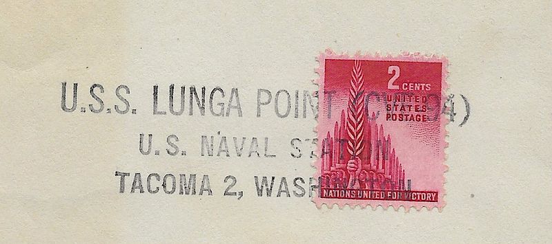 File:JohnGermann Lunga Point CVE94 (1946) 1a Postmark.jpg