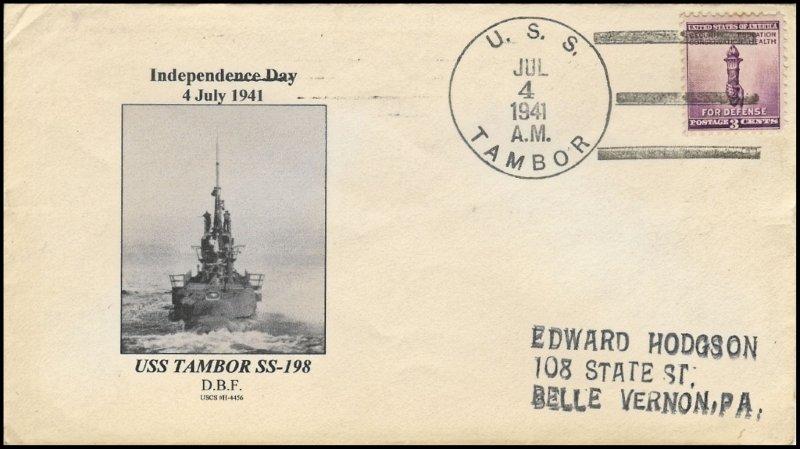 File:GregCiesielski Tambor SS198 19410704 1 Front.jpg