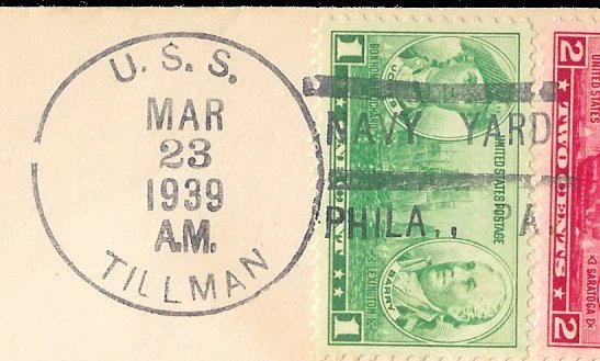 File:GregCiesielski Tillman DD135 19390323 1 Postmark.jpg