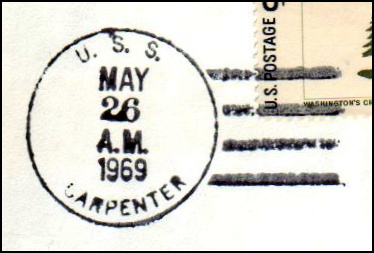 File:GregCiesielski Carpenter DDE825 19690526 1 Postmark.jpg