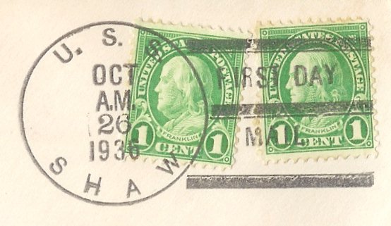 File:GregCiesielski Shaw DD373 19361026 1 Postmark.jpg
