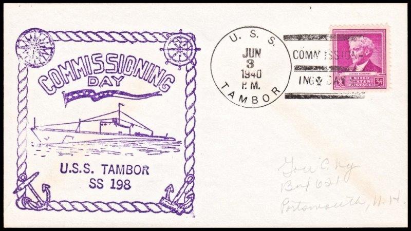 File:GregCiesielski Tambor SS198 19400603 1A Front.jpg