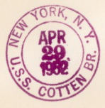 File:GregCiesielski Cotten DD669 19520429 2 Postmark.jpg