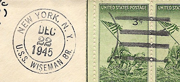 File:JohnGermann Wiseman DE667 19451222 1a Postmark.jpg