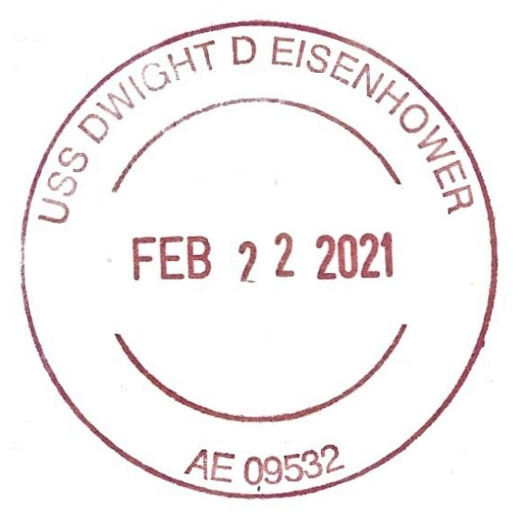 File:GregCiesielski DwightDEisenhower CVN69 20210222 2 Postmark.jpg