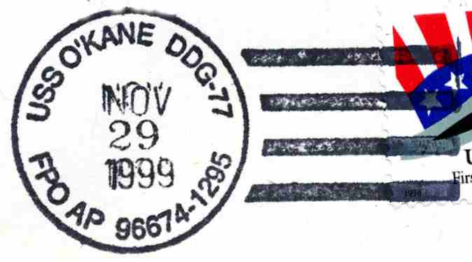 File:GregCiesielski OKane DDG77 19991129 1 Postmark.jpg