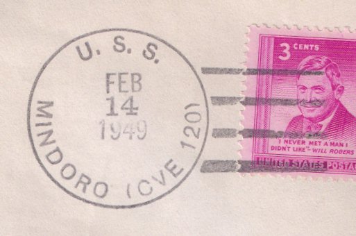 File:GregCiesielski Mindoro CVE120 19490214 1 Postmark.jpg