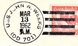 File:GregCiesielski JohnWWeeks DD701 19620313 1 Postmark.jpg