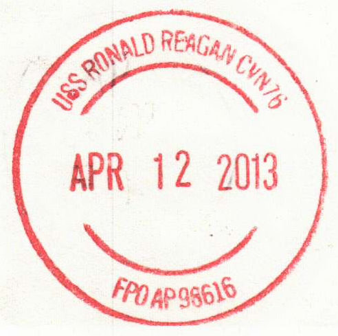 File:GregCiesielski RonaldReagan CVN76 20130412 1 Postmark.jpg