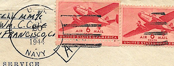 File:JohnGermann William C. Cole DE641 19440820 1a Postmark.jpg
