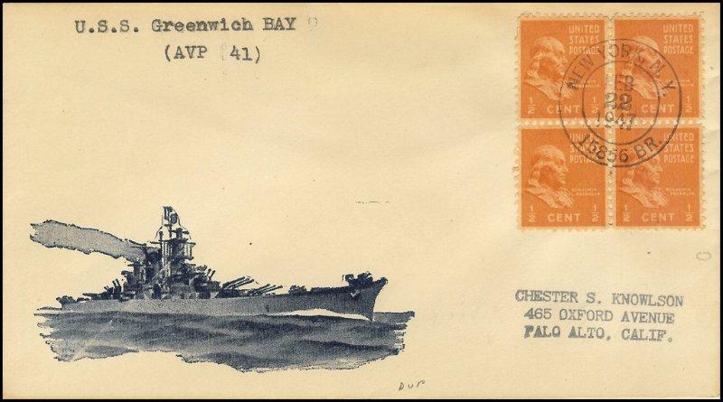 File:GregCiesielski GreenwichBay AVP41 19470222 1 Front.jpg