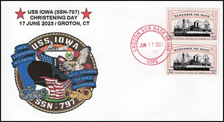 File:GregCiesielski Iowa SSN797 20230617 2 Front.jpg