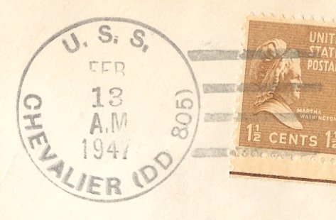 File:GregCiesielski Chevalier DD805 19470213 1 Postmark.jpg