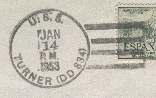 File:GregCiesielski Turner DD834 19530114 1 Postmark.jpg