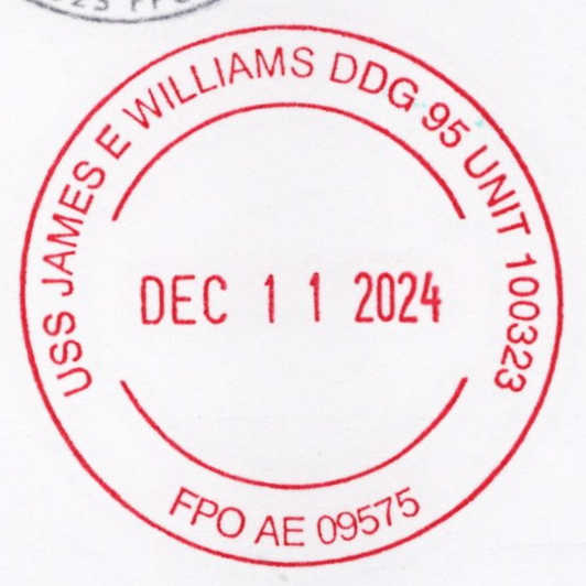 File:GregCiesielski JamesEWilliams DDG95 20241211 2 Postmark.jpg