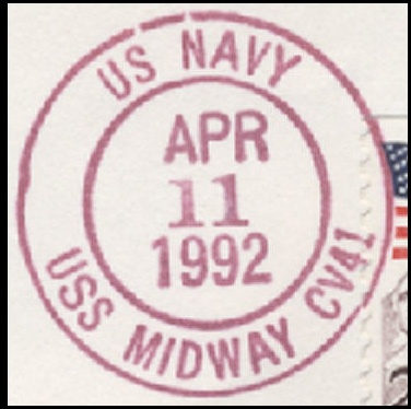 File:GregCiesielski Midway CV41 19920411 3 Postmark.jpg