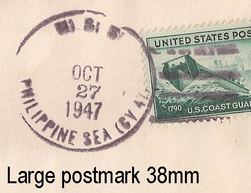 File:GregCiesielski PhilippineSea CV47 19471027 1 Postmark.jpg