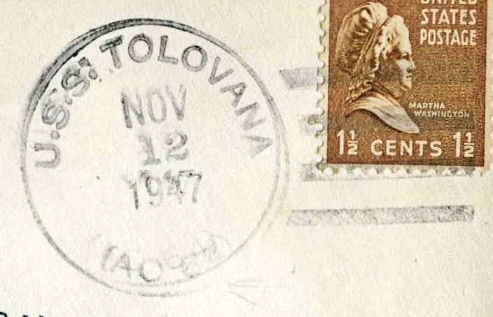 File:GregCiesielski Tolovana AO64 19471112 1 Postmark.jpg