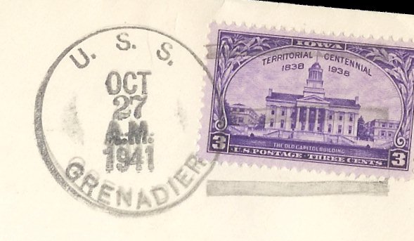 File:GregCiesielski Grenadier SS210 19411027 1 Postmark.jpg