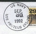 GregCiesielski Proteus AS19 19920930 1 Postmark.jpg