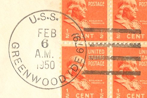 File:GregCiesielski Greenwood DE679 19500206 1 Postmark.jpg