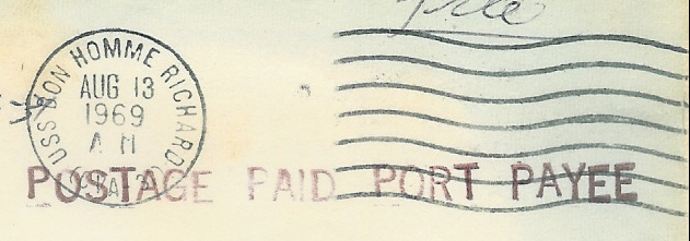 File:GregCiesielski BonHommeRichard CVA31 19690813 1 Postmark.jpg