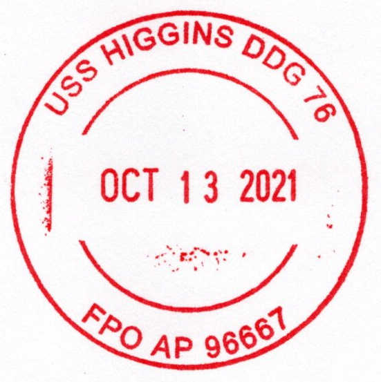 File:GregCiesielski Higgins DDG76 20211013 2 Postmark.jpg