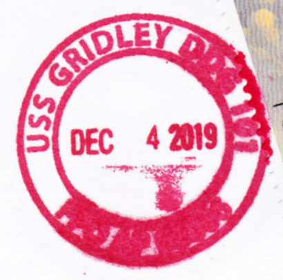 File:GregCiesielski Gridley DDG101 20191204 1 Postmark.jpg