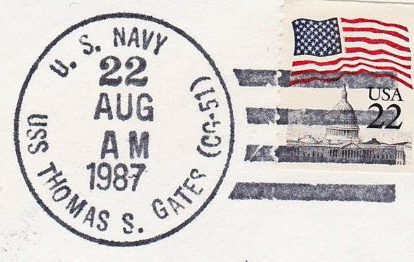 File:GregCiesielski ThomasSGates CG51 19870822 1a Postmark.jpg