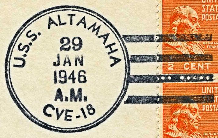 File:GregCiesielski Altamaha CVE18 19460129 1 Postmark.jpg