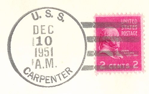 File:GregCiesielski Carpenter DDE825 19511210 1 Postmark.jpg