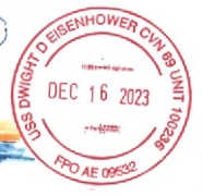 File:GregCiesielski DwightDEisenhower CVN69 20231216 1 Postmark.jpg