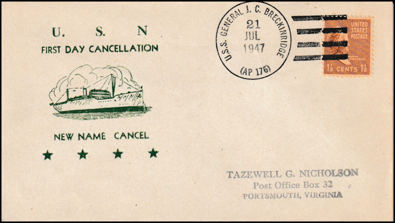 File:GregCiesielski GeneralJCBreckinridge AP176 19470721 1 Front.jpg