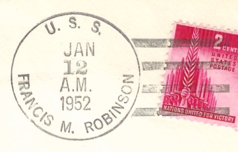 File:GregCiesielski FrancisMRobinson DE220 19520112 1 Postmark.jpg