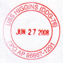 GregCiesielski Higgins DDG76 20080627 1 Postmark.jpg
