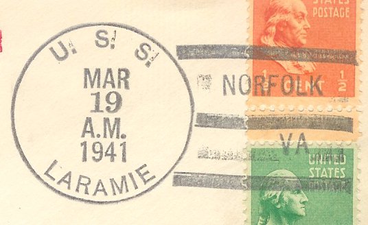 File:GregCiesielski Laramie AO16 19410319 2 Postmark.jpg