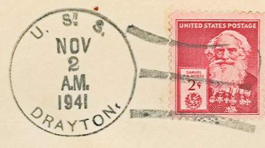 File:GregCiesielski Drayton DD366 19411102 1 Postmark.jpg