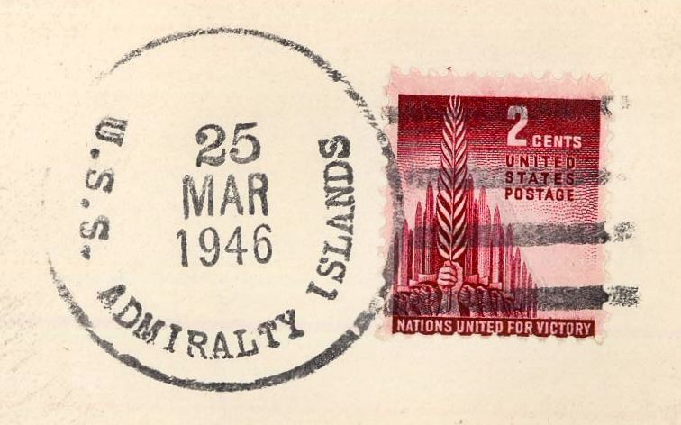 File:GregCiesielski AdmiraltyIslands CVE99 19460325 1 Postmark.jpg