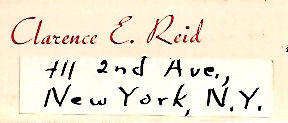 File:GregCiesielski Clarence E Reid 1934 1 Address.jpg