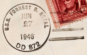 File:GregCiesielski ForrestRoyal DD872 19460627 2 Postmark.jpg