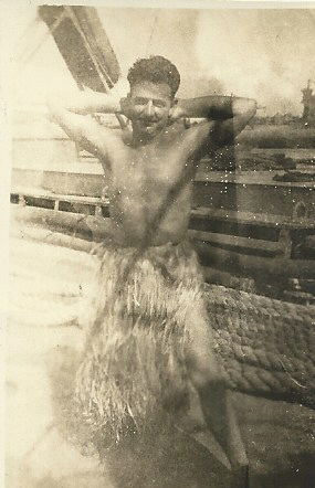 File:ROSudduth Cole DR in a hula skirt 1945.jpg