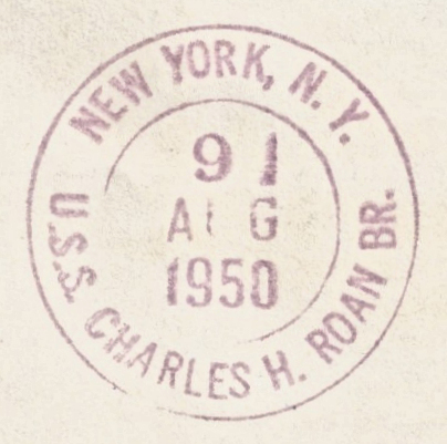 File:GregCiesielski CharlesHRoan DD853 19500809 1 Postmark.jpg