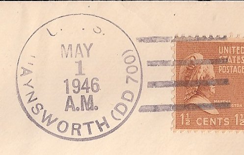 File:GregCiesielski Haynsworth DD700 19460501 1 Postmark.jpg