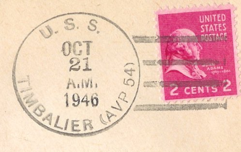 File:GregCiesielski Timbalier AVP54 19461021 1 Postmark.jpg
